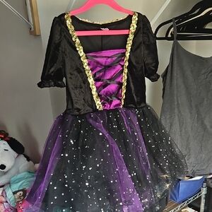 Kids Black and Purple‎ Costume Dress